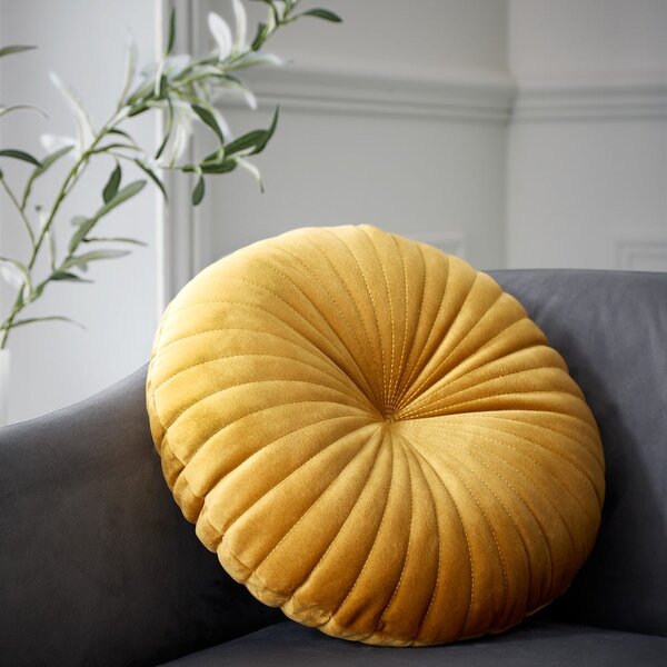 Žametna okrasna blazina ø 40 cm Round Soft Touch – Catherine Lansfield