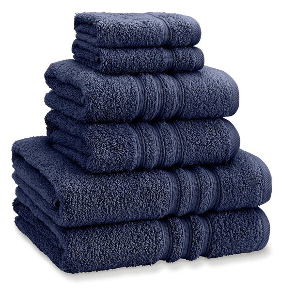 Temno modri frotirni bombažni komplet brisač 6 ks Zero Twist – Catherine Lansfield