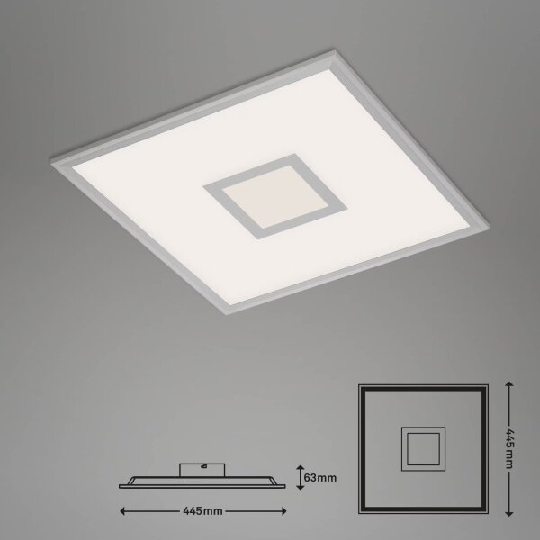 Brilo -LED RGB Zatemnitvena stropna svetilka CENTRO LED/24W/230V Wi-Fi Tuya + Daljinski upravljalnik