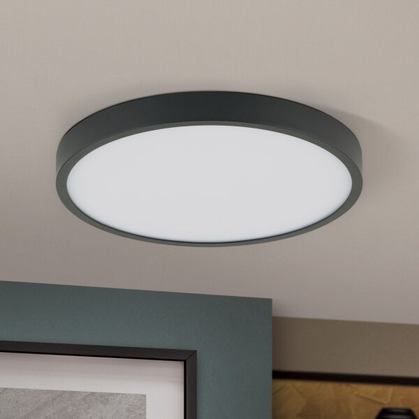 Orion DL 7-657/24 - LED Stropna svetilka BULLY LED/24W/230V pr. 24 cm črna