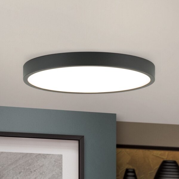 Orion DL 7-657/24 - LED Stropna svetilka BULLY LED/24W/230V pr. 24 cm črna