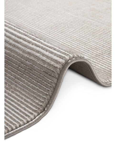 Siv/kremno bel tekač 80x240 cm Perles Dolomite – Elle Decoration