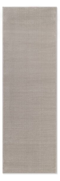 Siv/kremno bel tekač 80x240 cm Perles Dolomite – Elle Decoration