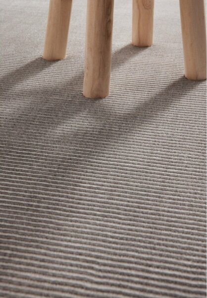 Siv/kremno bel tekač 80x240 cm Perles Dolomite – Elle Decoration