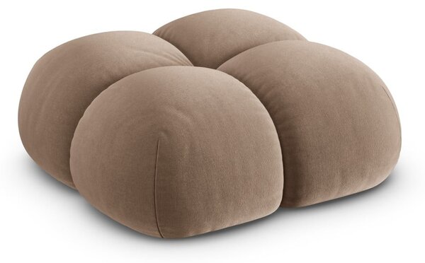 Rjav žameten tabure Loretto – Cosmopolitan Design