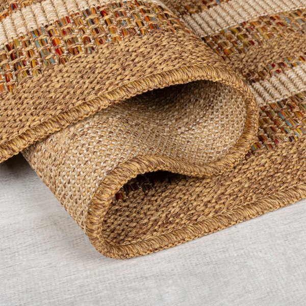 Notranja in zunanja preproga v naravni barvi 160x230 cm Layla Border – Flair Rugs