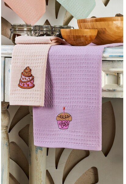 Bombažne kuhinjske krpe v kompletu 6 ks 40x60 cm Cake – Foutastic