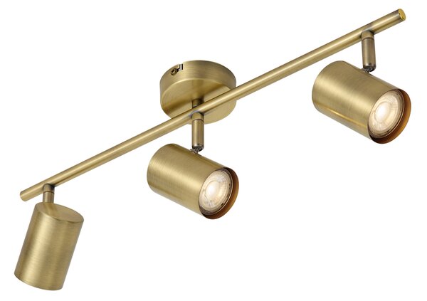 Moderni reflektor bronaste barve nagibljiv 3-luč - Jeana