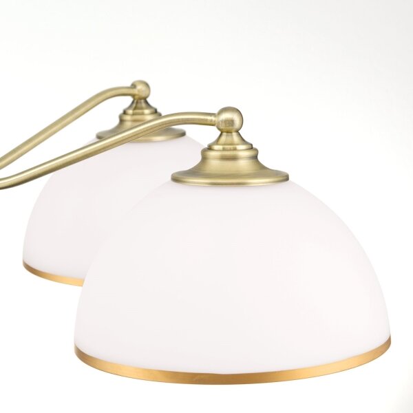 Orion LU 1838/5 - Lestenec na verigi OLD LAMP 5xE27/40W/230V bela/medenina