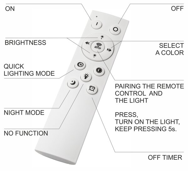 Brilagi-LED Zatemnitvena svetilka WOODY FRAME LED/50W/230V hrast 120x30 cm IP44 + Daljinski upravljalnik