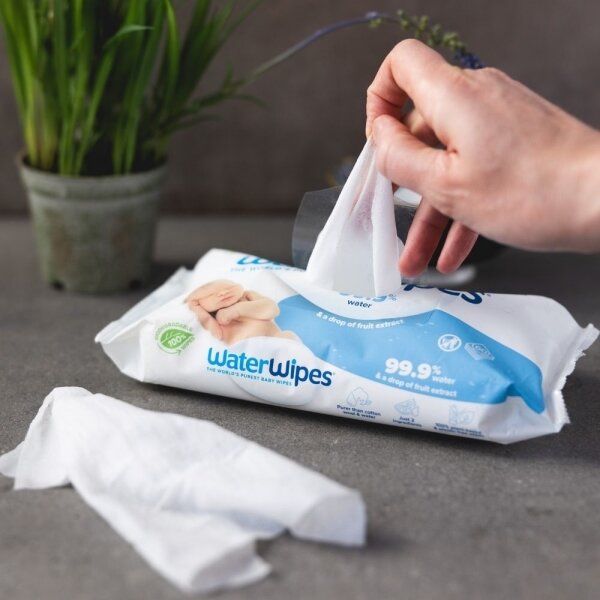 WaterWipes - SET 12x Vlažni robčki brez plastike 60 kom. (720 kom.)