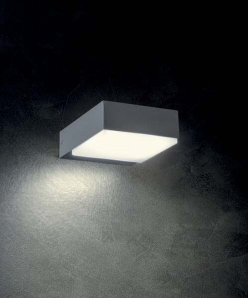 Redo 9560 - LED Zunanja stenska svetilka CUBE LED/7W/230V 3000K IP54 antracit