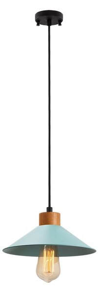 Turkizna/v naravni barvi viseča svetilka s kovinskim senčilom ø 24 cm Manavgat – Opviq lights
