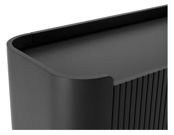 Črna komoda 200x80x40 cm Willa – MOME
