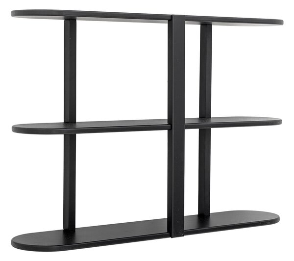 Črna večnivojska polica 80 cm Vicente – Bloomingville