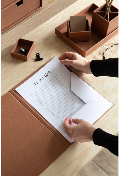 Kartonast organizator za dokumente Paulina Restore Paper Laminate A4 – Bigso