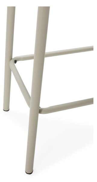 Kremno beli barski stoli v kompletu 2 ks (višina sedeža 65 cm) Abba – Marckeric