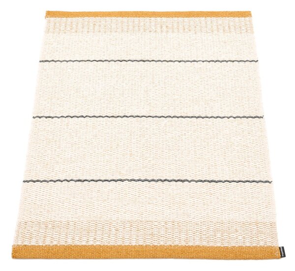 Oker rumena/kremno bela notranja in zunanja preproga 60x85 cm Belle Ochre – Pappelina