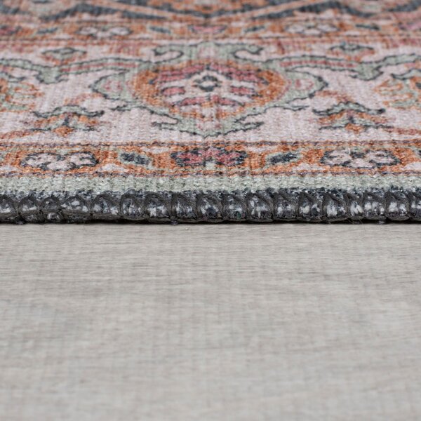 Rožnat pralen tekač 60x230 cm Briony Traditional – Flair Rugs