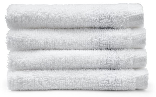 Bele hitro sušeče bombažne brisače v kompletu 4 ks 30x30 cm Quick Dry – Catherine Lansfield