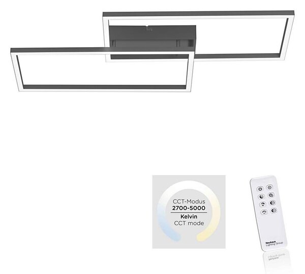 Leuchten Direkt 14140-18 - LED Zatemnitvena svetilka IVEN 2xLED/13,5W/230V + DU