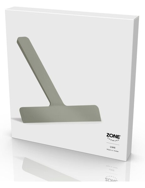 Svetlo zelen brisalec za okna z držalom 22 cm Ume – Zone