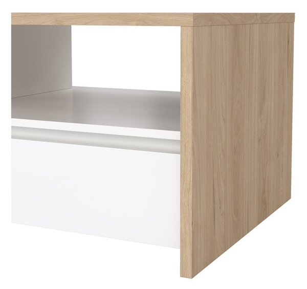 Mizica v beli in naravni barvi 60x120 cm Next – Tvilum