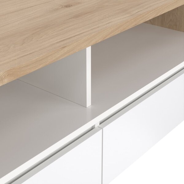 Mizica v beli in naravni barvi 60x120 cm Next – Tvilum