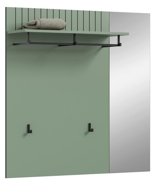 MID.YOU Garderobni Panel Station, Sivozelena