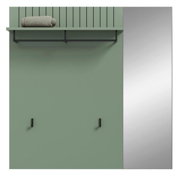 MID.YOU Garderobni Panel Station, Sivozelena