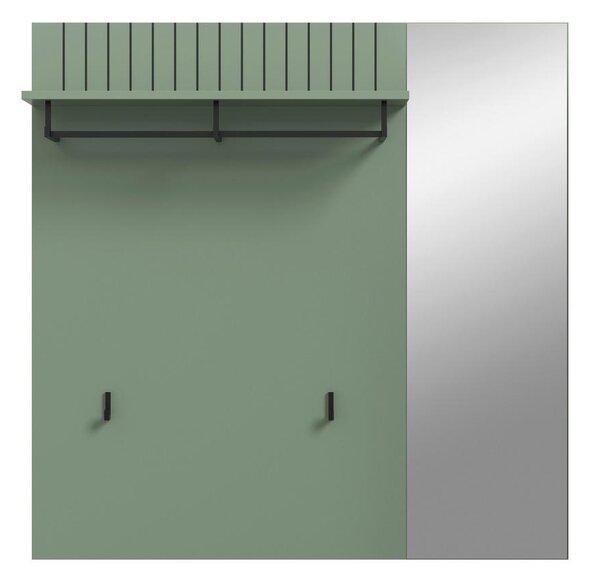 MID.YOU Garderobni Panel Station, Sivozelena