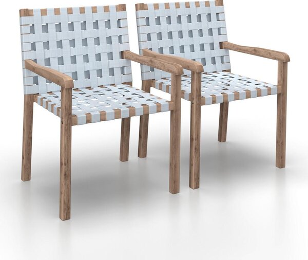 Bessagi Garden Set Vrtnih Stolov Lauria, 2 Kos, Krem