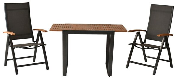 Gardenson Vrtni Set Toblino, 3-Delni, Raztegljiva Miza