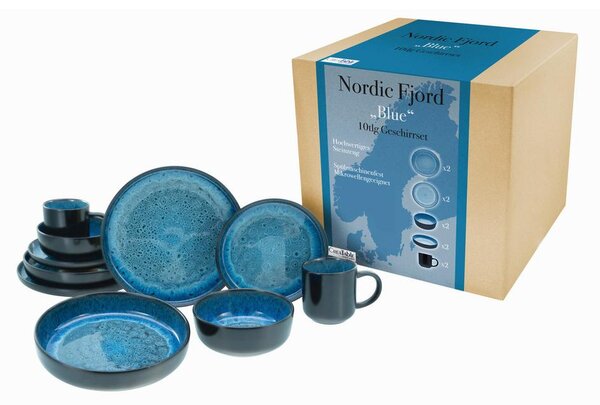 Creatable Kombinirani Servis Nordic Fjord Blue, 10-Delni