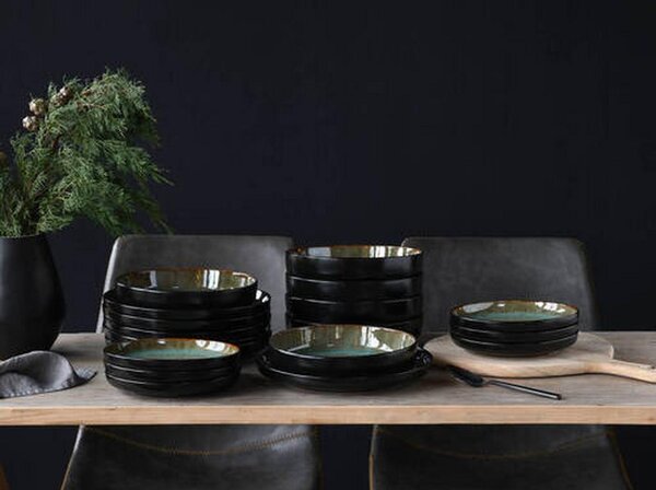 Creatable Jedilni Servis Nordic Fjord Green, 18-Delni