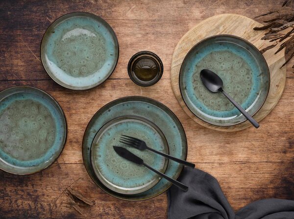 Creatable Jedilni Servis Nordic Fjord Green, 18-Delni