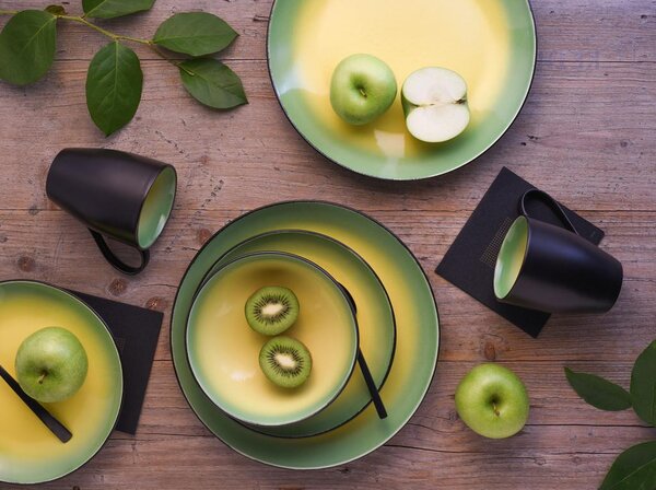 Creatable Kombinirani Servis Hot Green, 16-Delni