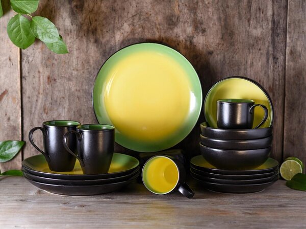 Creatable Kombinirani Servis Hot Green, 16-Delni