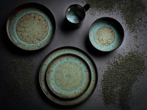 Creatable Kombinirani Servis Nordic Fjord Green, 10-Delni