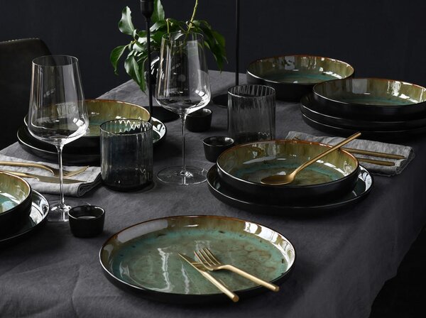 Creatable Kombinirani Servis Nordic Fjord Green, 16-Delni