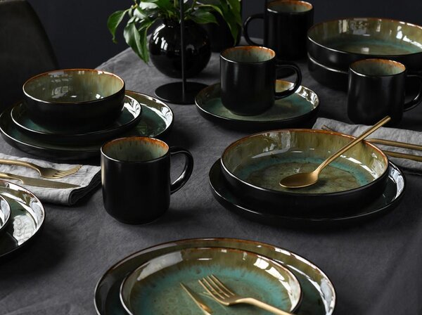 Creatable Kombinirani Servis Nordic Fjord Green, 16-Delni