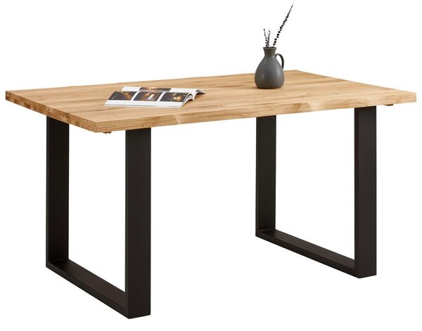 James Wood Jedilna Miza Wood, Hrast, Masivno, 140x90