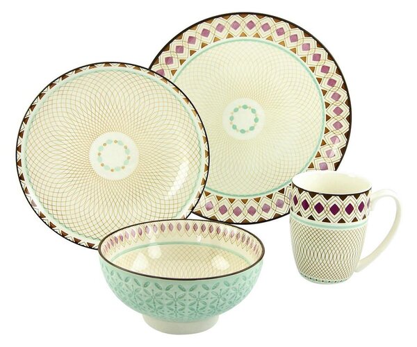 Creatable Kombinirani Servis Mandala Bunt, 16-Delni