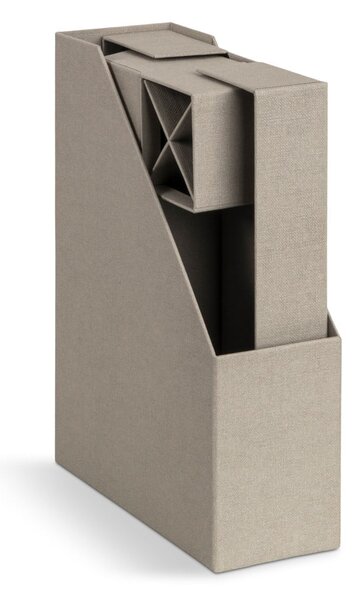Kartonasti organizatorji v kompletu 4 ks Hugo Canvas Paper Laminate – Bigso