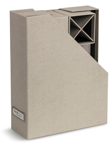 Kartonasti organizatorji v kompletu 4 ks Hugo Canvas Paper Laminate – Bigso
