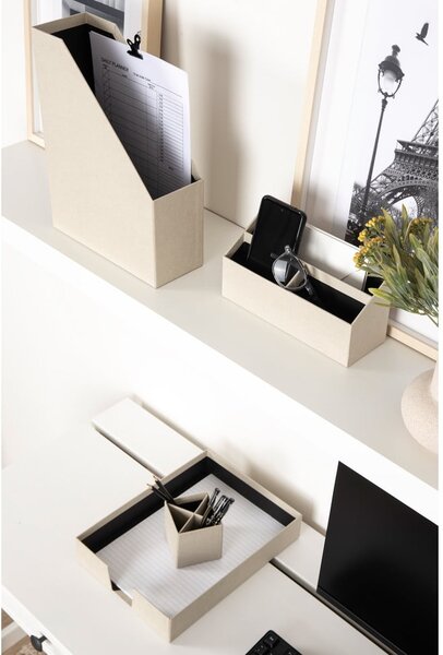 Kartonasti organizatorji v kompletu 4 ks Hugo Canvas Paper Laminate – Bigso