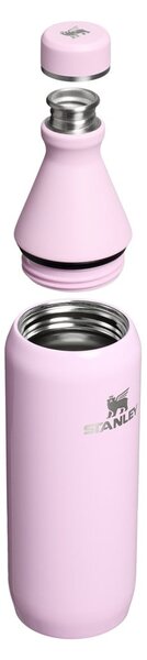 Rožnata termovka iz nerjavečega jekla 600 ml All Day Slim Bottle Cherry Blossom Gloss – Stanley