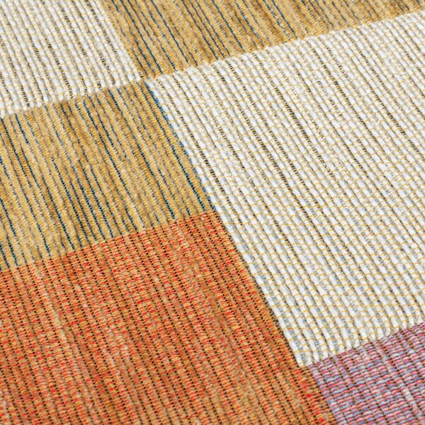 Preproga v naravni in oranžni barvi 155x230 cm Riley Block Geo – Flair Rugs