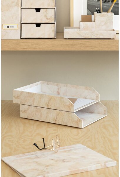 Kartonasti organizatorji v kompletu 2 ks za dokumente Hakan Paper Laminate – Bigso
