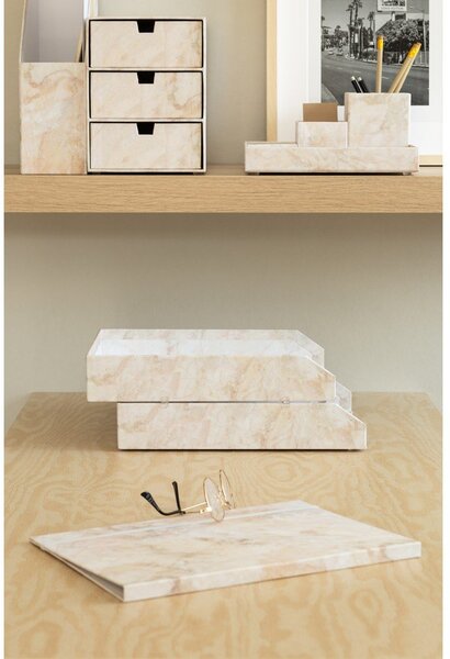 Kartonasti organizatorji v kompletu 2 ks za dokumente Hakan Paper Laminate – Bigso